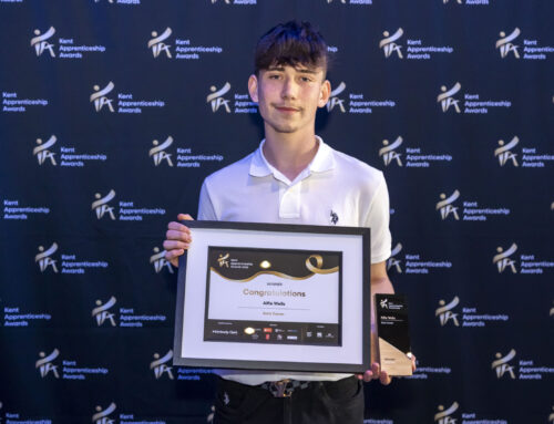 KKB’s Alfie Wells is Kent’s Apprentice of the Year